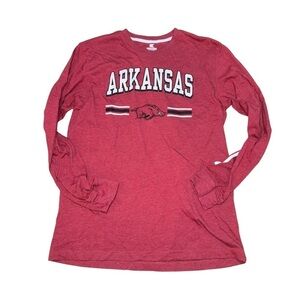 Arkansas Razorbacks Long Sleeve T-Shirt Size L